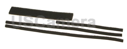 USCamera custom back cover light seal kit using the finest open cell foam. Fits all Mamiya C Series TLR Camera Bodies including C2, C22, C220, C220f C3, C33, C330, C330f, C330s and the Mamiya Flex C.
