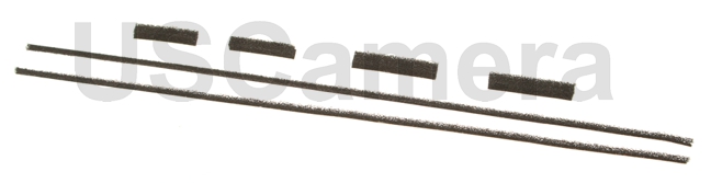 USCamera custom 6 piece Mamiya light seal kit for the RB film insert.